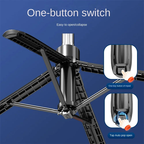 1.8m New Tripod for Smartphone Camera Tripods Stand with Bluetooth shutter Wireless Selfie Stick brackets with Phone Holder
