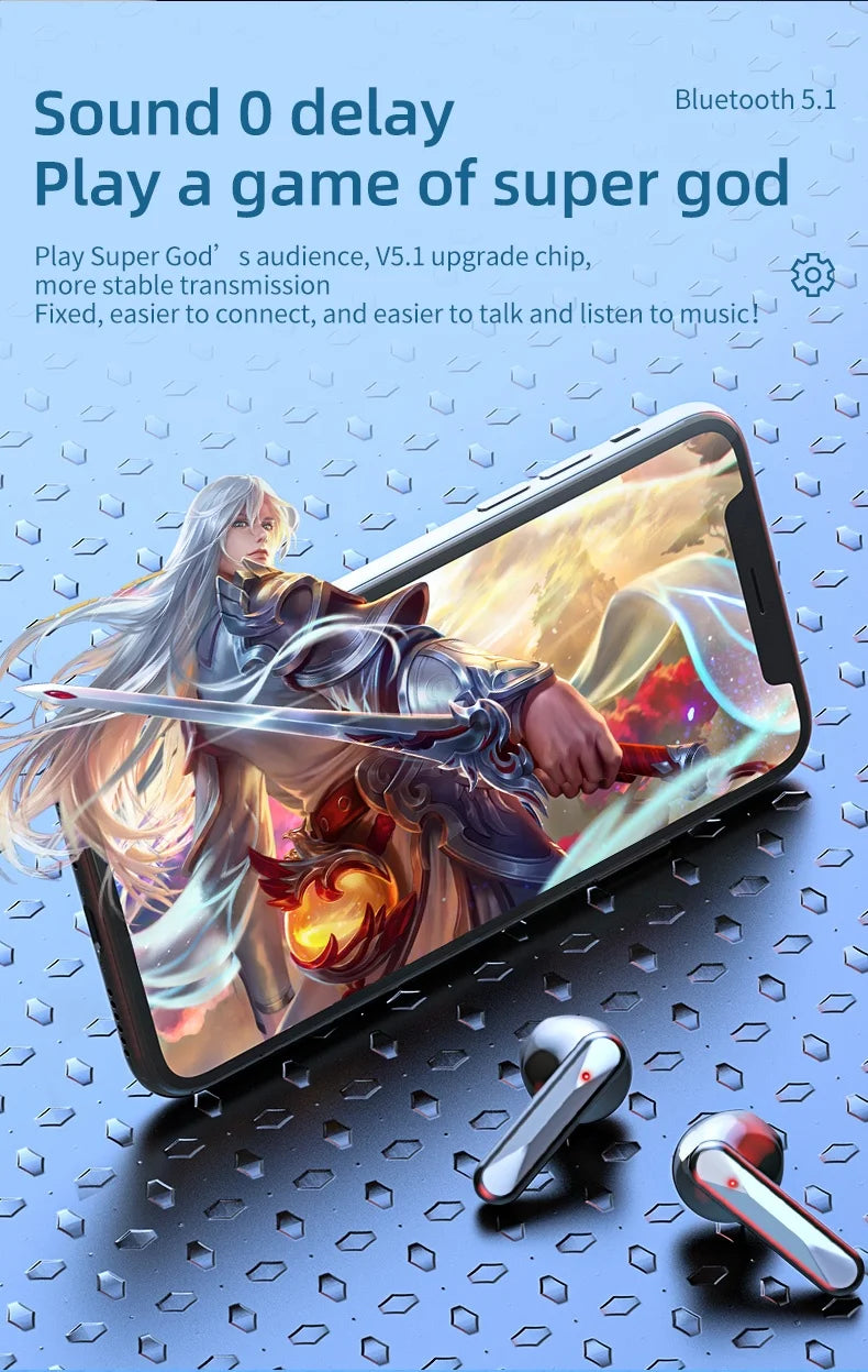 Ipx4 Sleek Mirror S20 TWS Mirror Earphone Earbud Stereo Sports Waterproof Wireless Headphones Power Bank Charging Box Headset