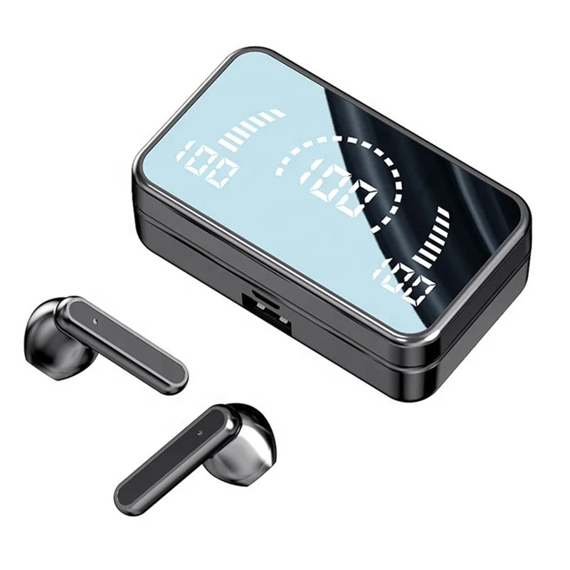 Ipx4 Sleek Mirror S20 TWS Mirror Earphone Earbud Stereo Sports Waterproof Wireless Headphones Power Bank Charging Box Headset