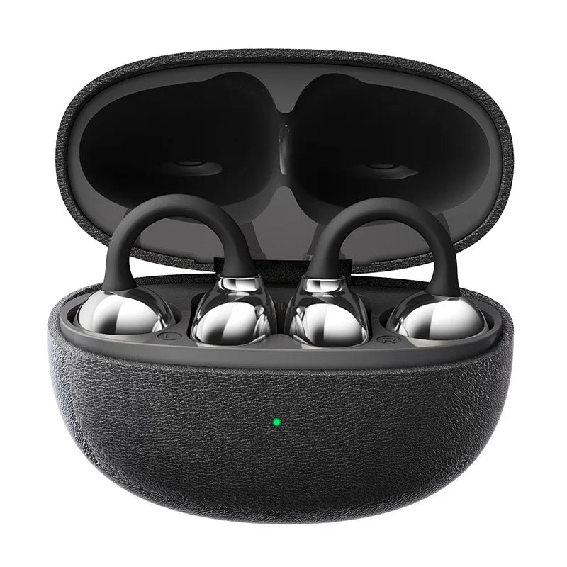 For 6.0 Earphones 2026 Wireless Non-In-Ear Ear-Clip Bone Conduction Sports Waterproof Voice Control Ultra-Long Battery
