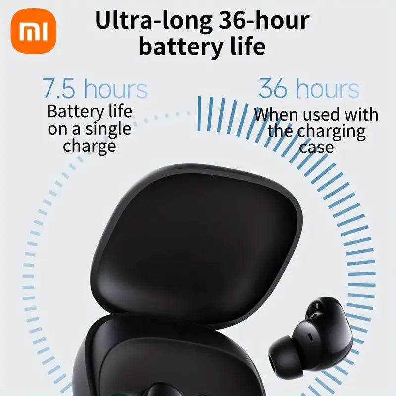 Stock in US  Redmi Buds 6 Play 10mm Dynamic Driver AI Noise Reduction up to 36 Hour Battery Life