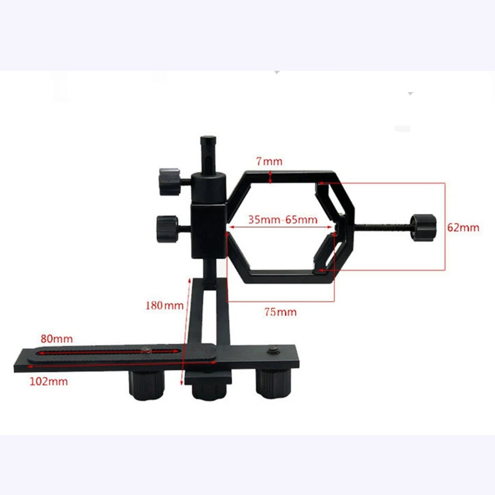 Telescope Photography Stand for Mobile Phone, Clip to Connect Digital Camera, Camping Equipment, Travel Exploration Accessories