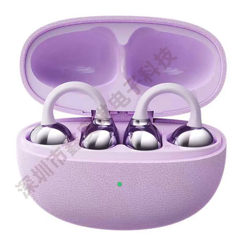 Lightweight OWS Open Ear Wireless Clip Headphones Bluetrum Bluetooth Chip Fast Charging Sport Leisure Black Nude Earphones