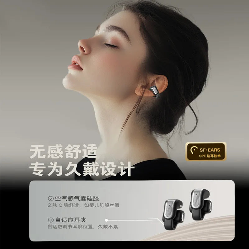 High Quality New Wireless for Bluetooth TWS Earphone Cross-Border Explosions Long Endurance Sports Clip-On Earphone Direct