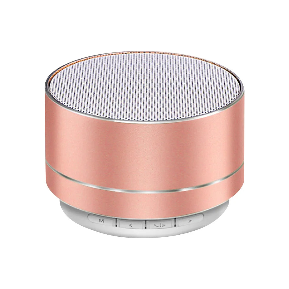 Wireless Bluetooth 5.0 Speaker Small Steel Cannon Portable Subwoofer Mini Bluetooth Speaker Color Outdoor Stereo Sound Speakers