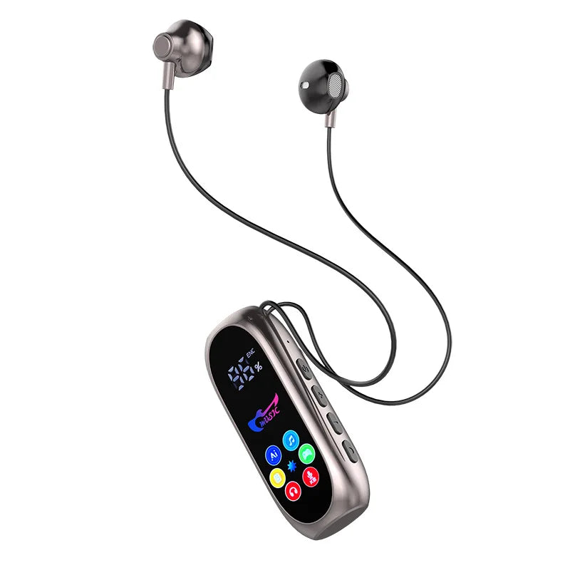 KEBIDUMEI Bluetooth 5.4 Clip-on Earphones Headphones Gaming Headsets TWS Wireless Earbuds Support TF Card K Song Monitor Mode