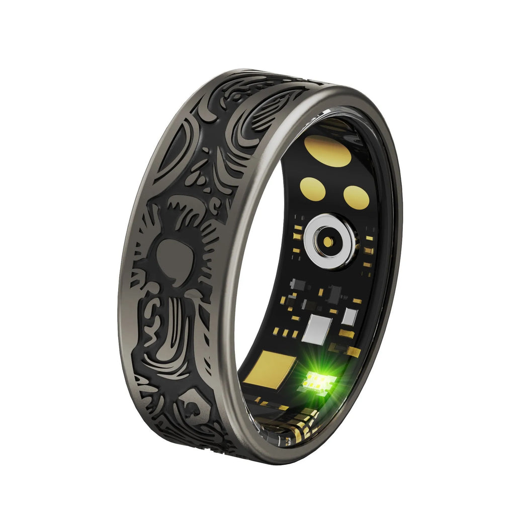 Smart Ring Heart Rate Blood Oxygen Sleep Pedometer Multi Sports Smart Photography Ring Wearable Fitness Health Tracker