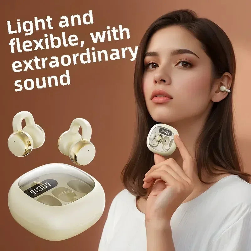 Bluetooth Earbuds Bluetooth Headphones Touch-control Bluetooth Earphones Provide Intuitive Playback Management Without Buttons