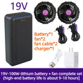12V 19V 24V 36V Air-conditioned Suit Power Bank for Cooling Workwear Air Conditioned Clothing and Fan Clothes Accessories