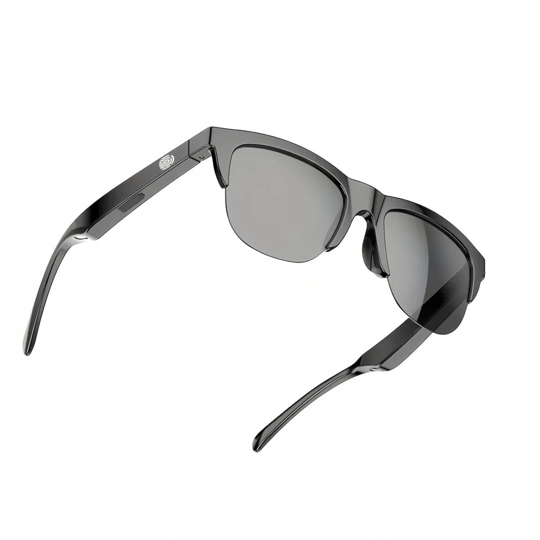 Smart Wireless V5.3 Sunglasses Multifunctional Glasses Wireless Calling Music Playback Outdoor Sports Headphones Rechargeable Hifi Sound Quality Hd Lens Black Technology Unisex Touch Control Long Battery Life Uv Protection