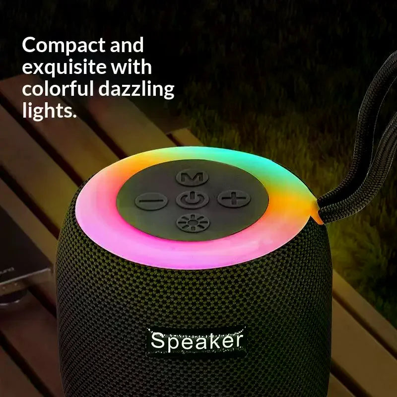 Mini Bluetooth Speaker With Lanyard Portable Outdoor Home Mini Speaker With Deep Bass Travel Camping Hiking Beach Party
