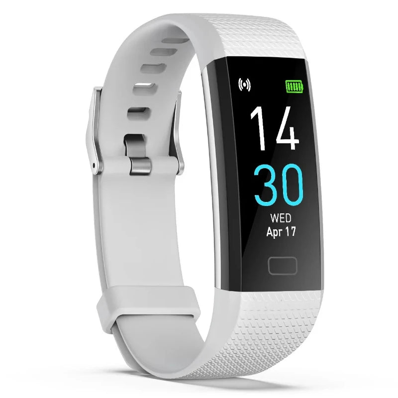 5S Smart Bracelet Fitness Tracker Sleep Monitor Measuring Body Temperature Blood Pressure Heart Rate Men Women Sports Wristbands