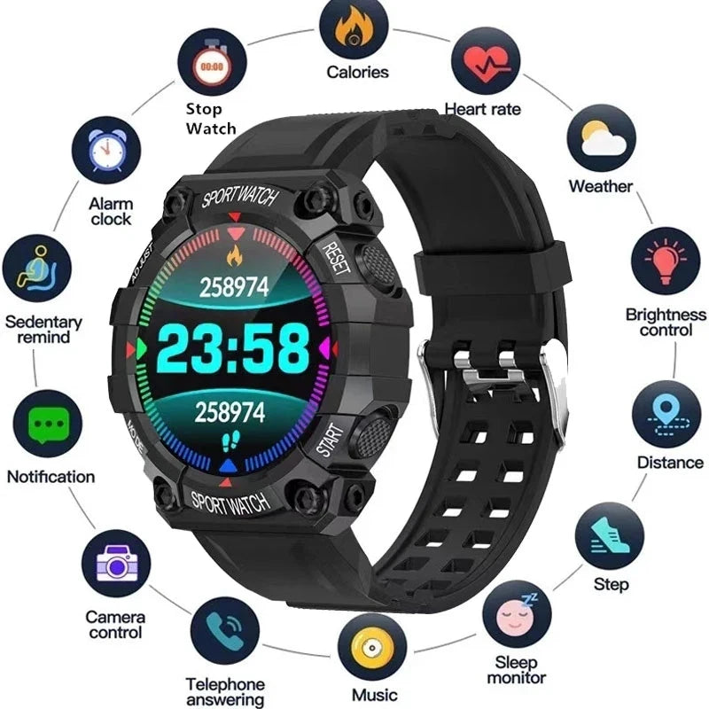 Y56 Smart Watches Men Women Bluetooth Smartwatch Round Touch Smart Bracelet Fitness Bracelet Connected Watches for IOS Android