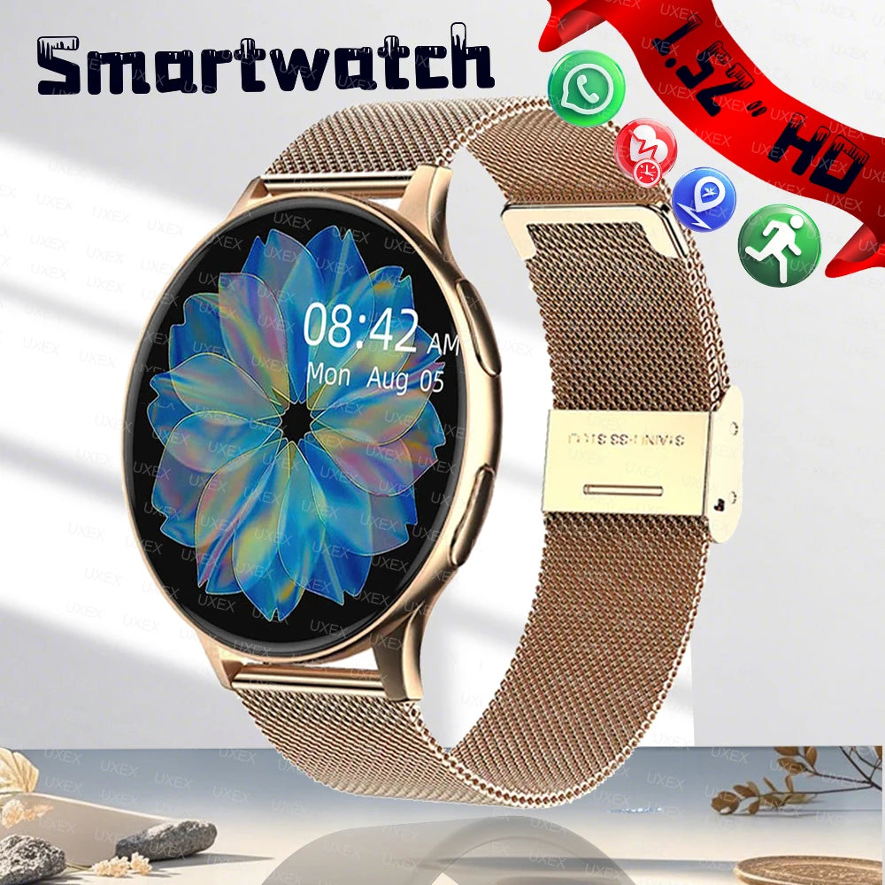 New Smart Watch 1.52’ Full Screen Smartwatch Bluetooth Calls Watches Men And Women Fitness Bracelet Custom Watches Face Box Plus
