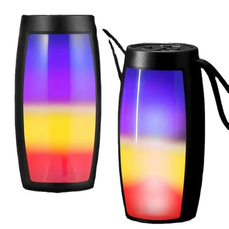 Wireless Bluetooth Portable Speaker Heavy Bass Subwoofer LED Light Stereo Sound Box Car MP3 Audio Player Sound System