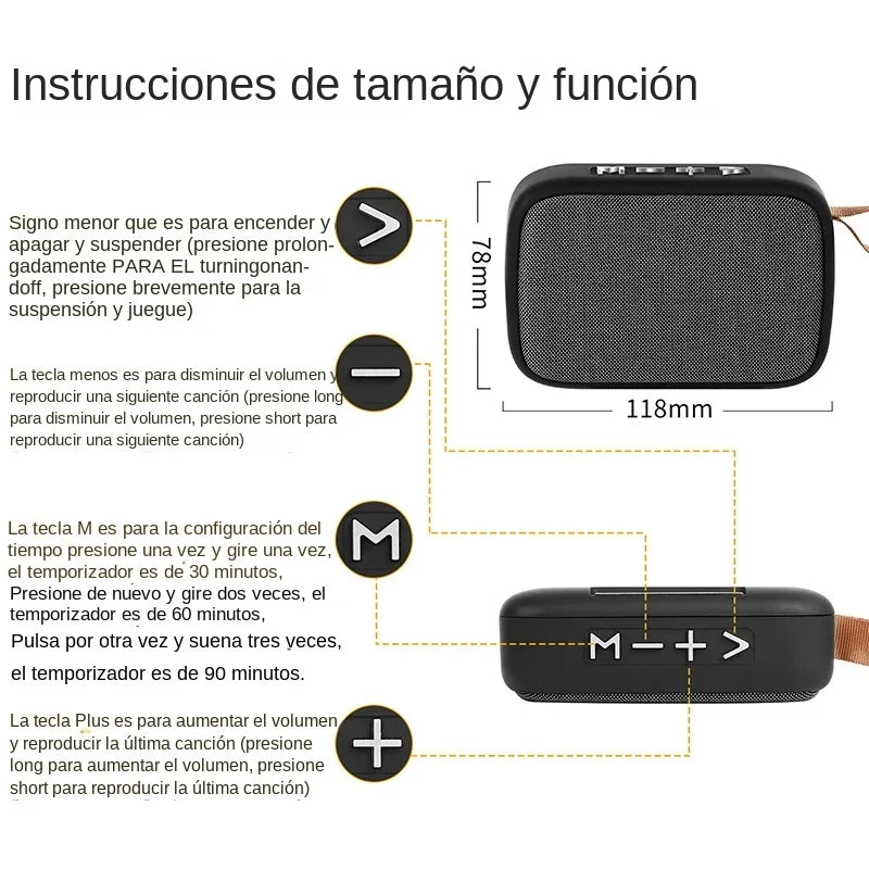 Universal Portable Wireless Bluetooth Speaker Sound 3D Stereo Music Surround Bass Outdoor Speakers Support FM-TF Cards For Phone