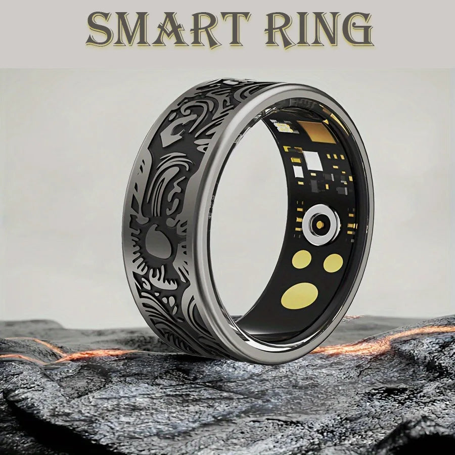 Smart Ring Heart Rate Blood Oxygen Sleep Pedometer Multi Sports Smart Photography Ring Wearable Fitness Health Tracker