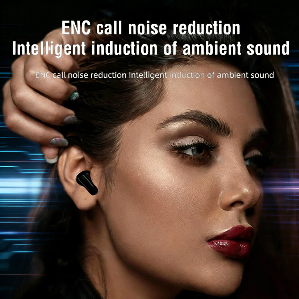 BOSECXTING V11 TWS Wireless Bluetooth Earphones Headphones In Ear Headset ANC Noise Reduction Enc Display Touch Control Earbuds