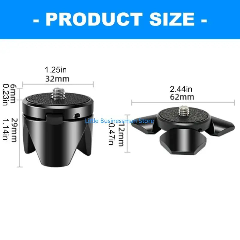 Phone Stand Tripod with Foldable Legs for Desk Video and Travel M76A