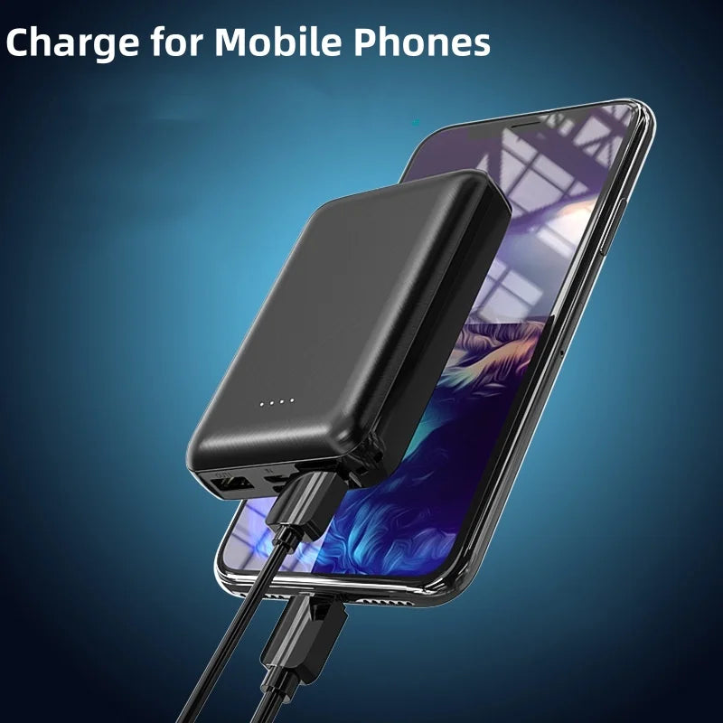 20000mAh Mini Power Bank 5V 2A Powerbank for Cooling Fan Heated Vest Jacket Air Conditioning Portable Charger for iPhone Xiaomi