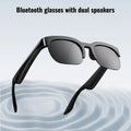 Smart Wireless V5.3 Sunglasses Multifunctional Glasses Wireless Calling Music Playback Outdoor Sports Headphones Rechargeable Hifi Sound Quality Hd Lens Black Technology Unisex Touch Control Long Battery Life Uv Protection