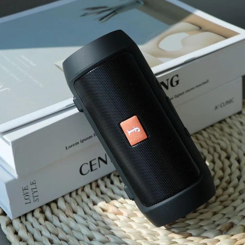 Wireless Bluetooth Speaker Handheld Lightweight Audio Box with Full Dense Mesh Sound Panel for Bedroom Desk Daily Leisure