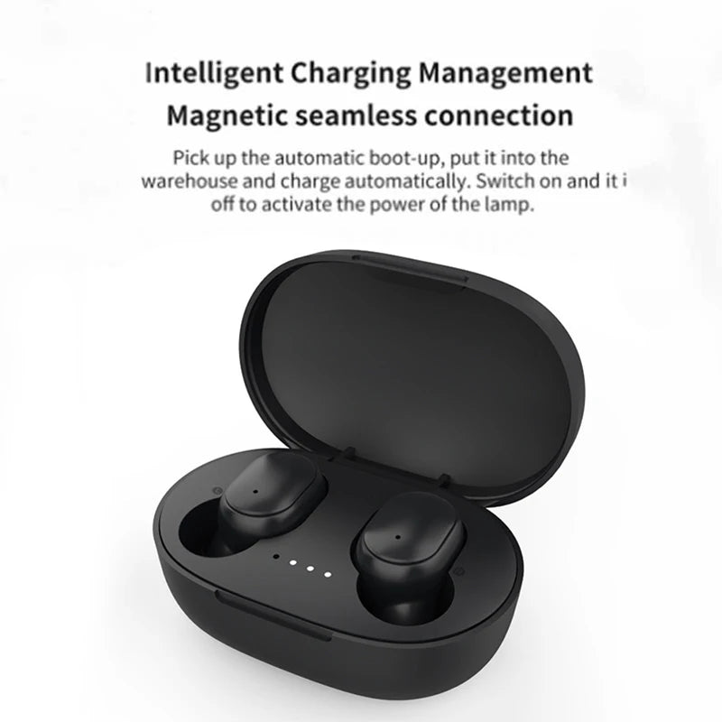 A6S TWS Wireless Bluetooth 5.1 Earbuds LED Digital Display Touch Control Earphone Mic Waterproof Sport Headset For Xiaomi Huawei