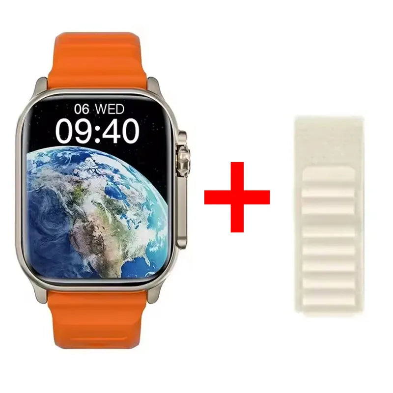 2026 New Watch 10 Ultra Smart Watch 49mm New NFC Men Women GPS Track Bluetooth Call BT Music Games Wireless Charging Smartwatch