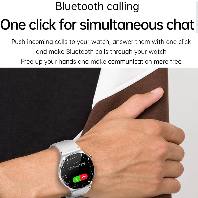 2027 New Smart Watches Men NFC Bluetooth Call Fitness Clock Waterproof 100+Sport Watch Wrist Smartwatch for Women Android Phones