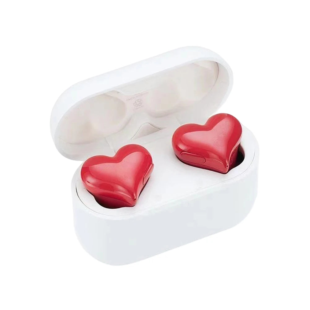 Wireless Earphones Hi-Fi Stereo Headphones Heartbuds Bluetooth-compatible In Ear Noice Cancelling for Student Girl Women