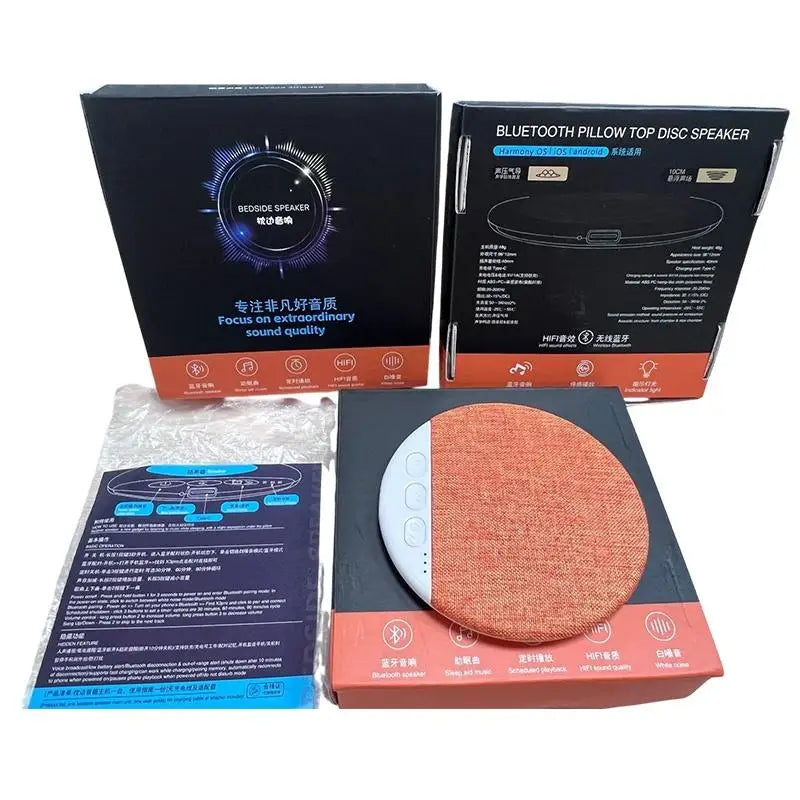 Sleeping Bluetooth Speaker With Built In White Noise And Low Volume Perfect For Night Rest Audiobook Podcast Listening