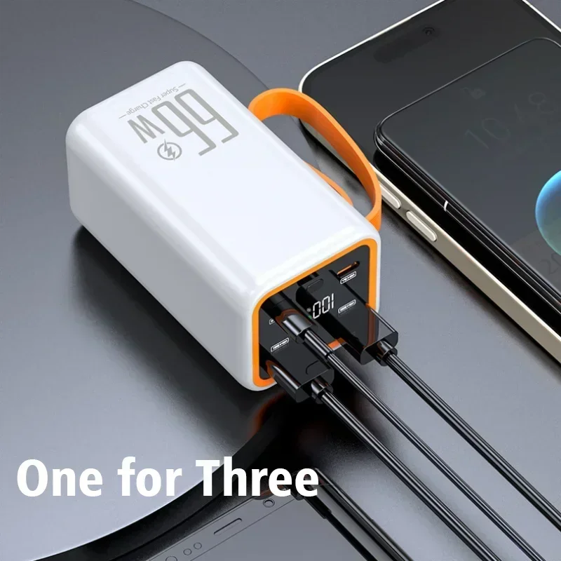 PD20W 20000mAh Power Bank Portable External Spare Battery 10000mAh 66W Super Fast Charger Powerbank for iPhone 13 14  15 Xiaomi