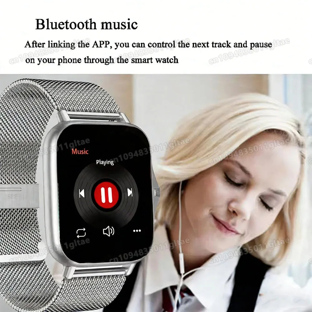 Smart Watch Android IOS Phone 1.83 Inch Color Screen Bluetooth Answer Call Fitness Watches Tracker Smartwatch Women Men New Ht30