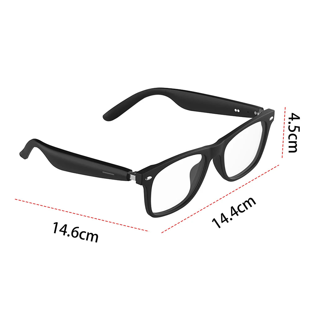 Smart Bluetooth Glasses Wireless Bluetooth Earphones Multi Functional Real Time Translation Anti Blue Light Glasses