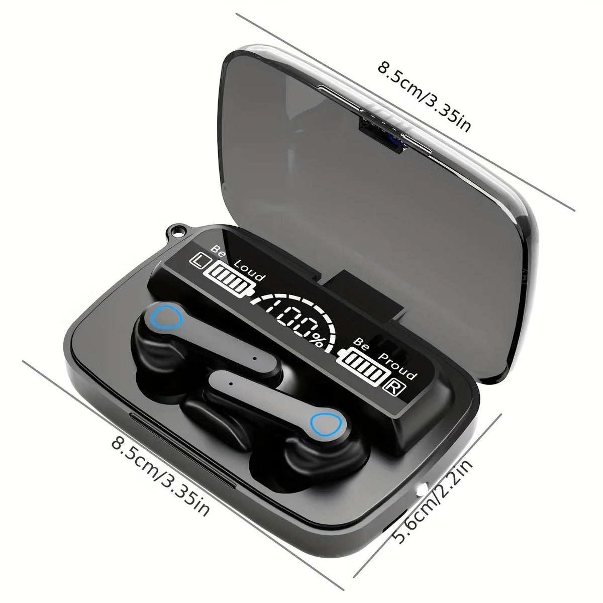 M19 Bluetooth Headset Wireless Tws Gaming Support Noise-cancelling Touch In-ear Mini Emergency Power Bank Headset