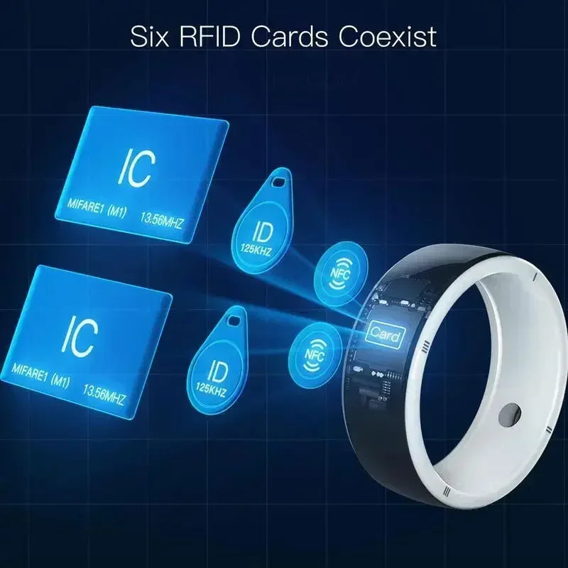 Smart Ring 6 RFID Cards Disk Sharing Smart Wearable Device Watch NFC Wear for IOS Androids Mobile Bracelet PC Watch  JAKCOM R5