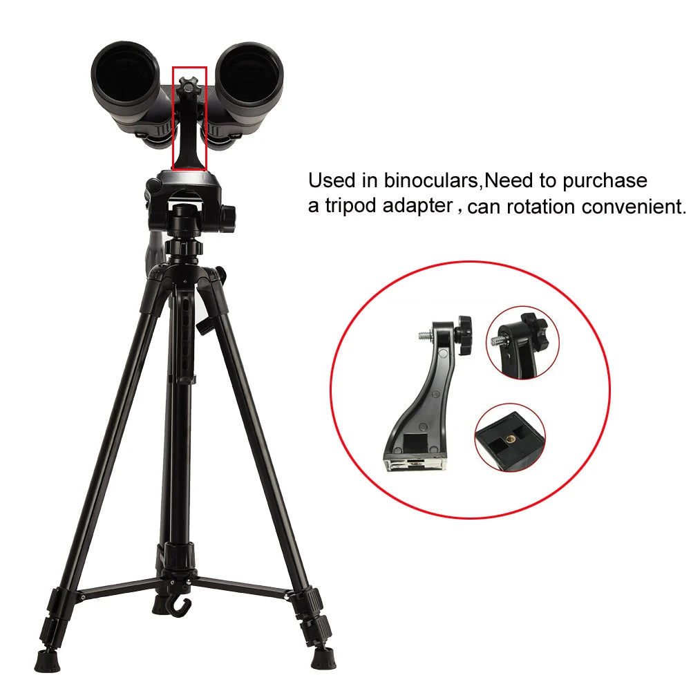 55inch Universal Tripod Stand for Phone Camera Binoculars SLR Telescope Fishing Lights and Beauty Lamp Photography