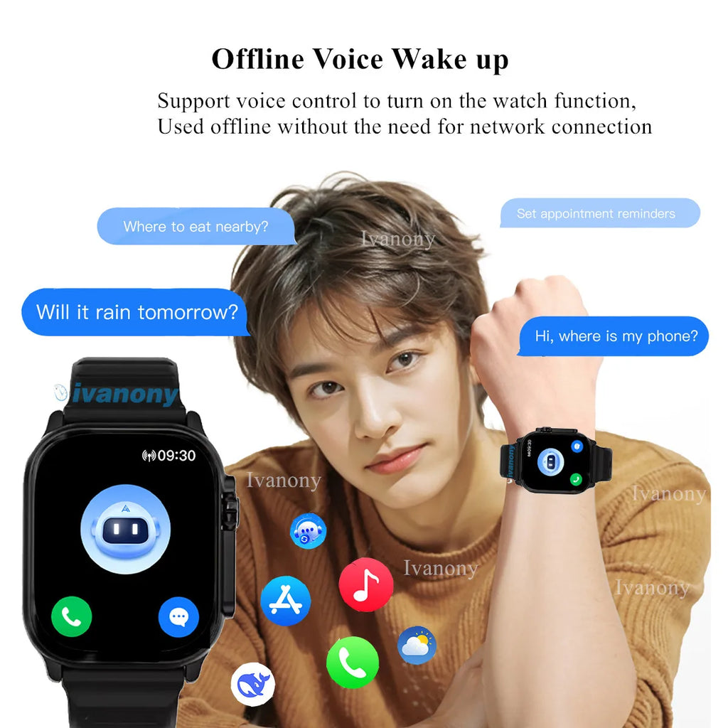 Smart Watch Men Women 485*520 Amoled Display Bluetooth Call Compass AI Robot TWS Eerphone Connect HK11 Ultra 3 Smartwatch 2026