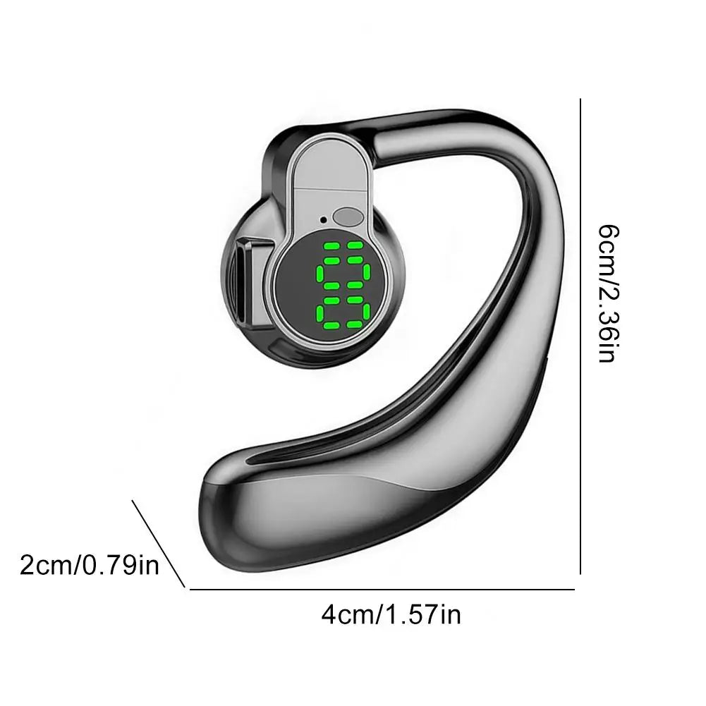 1-2Pcs Wireless Bluetooth Headphones Full Open Headset Air Conduction Ear Hook Earphones Noise Canceling Audifonos Sports