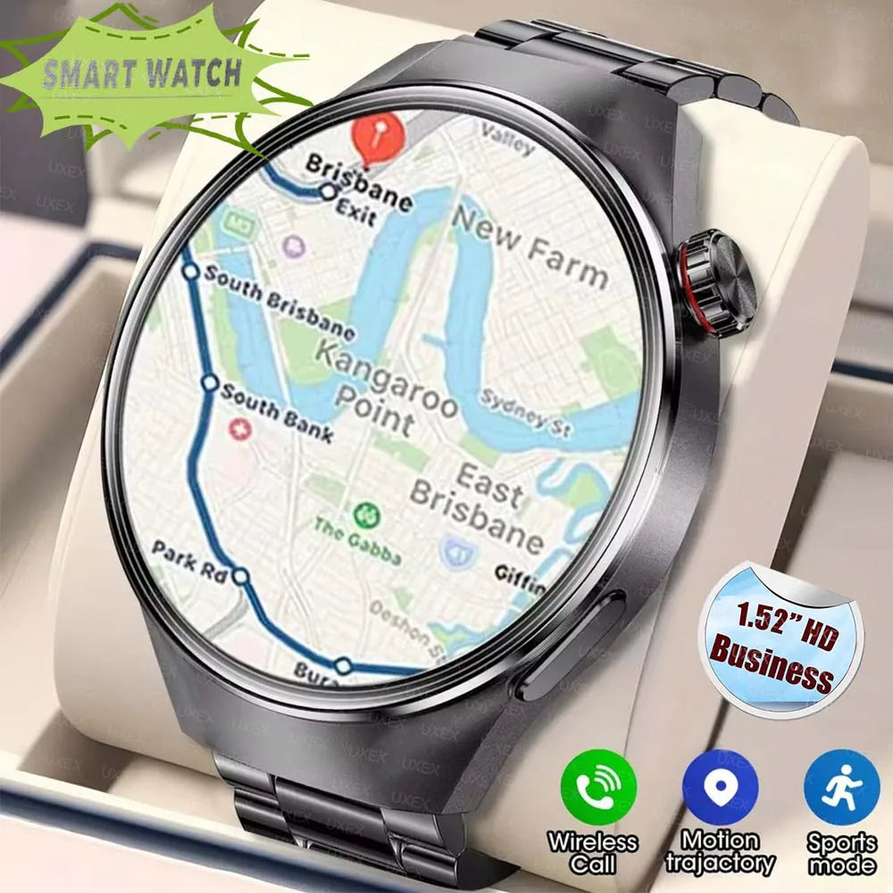 New Smart Watch Men Full Touch Screen 1.52” HD Health Tracker Bluetooth Call Smartwatch Man Women Original For Android iOS Phone