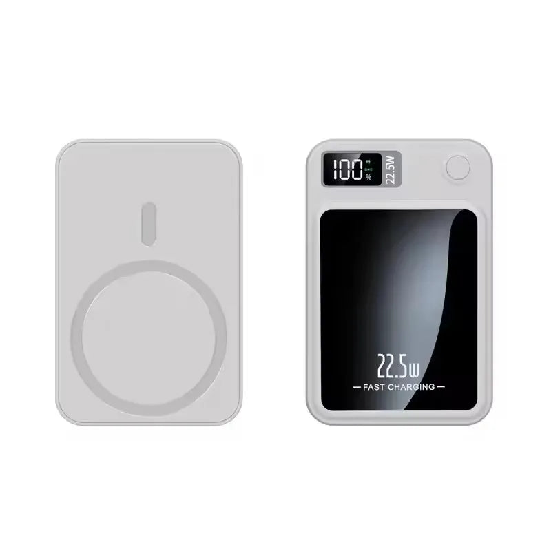 20000mAh Magnetic Wireless Charger Power Bank Fast Charging 22.5W Digital Display Power Bank Portable External Battery