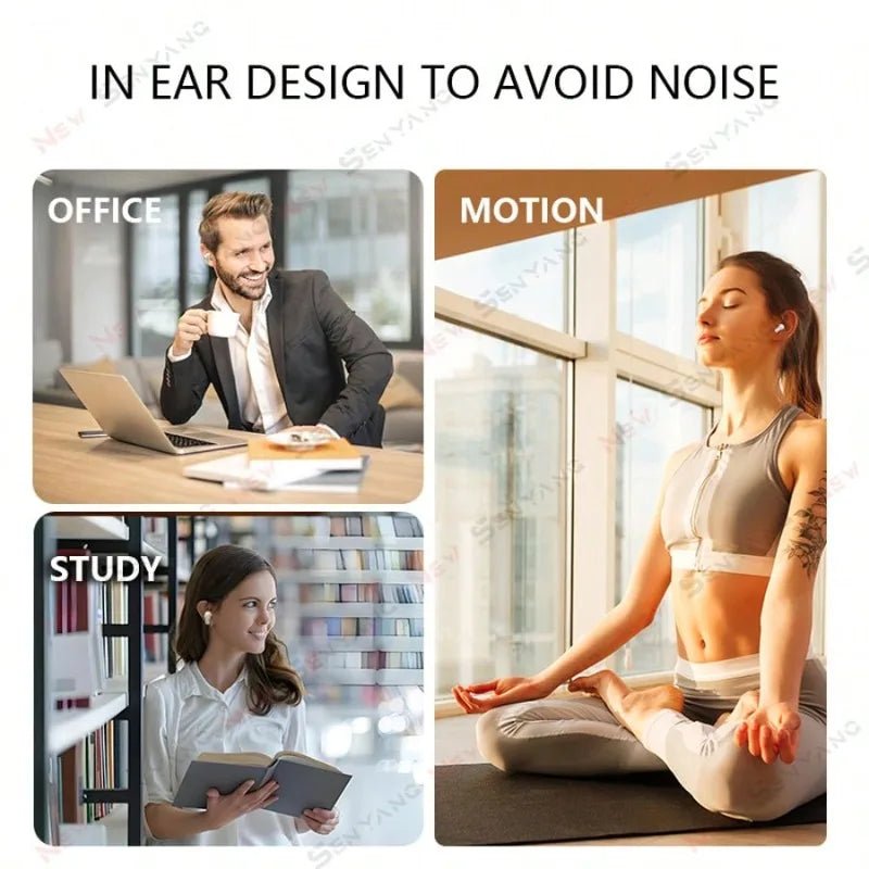 TWS Headset Fone Bluetooth Earbuds Wireless Headset Touch Operation Driving Bicycle Headset Sports Running HIFI Headphones