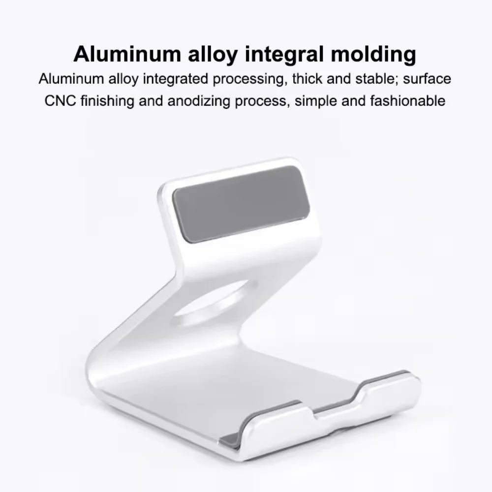1 PC Portable Storage Stand - Anti-drop Phone Stand - Metal Desktop Phone Stand - Suitable for Smartphones and Tablets