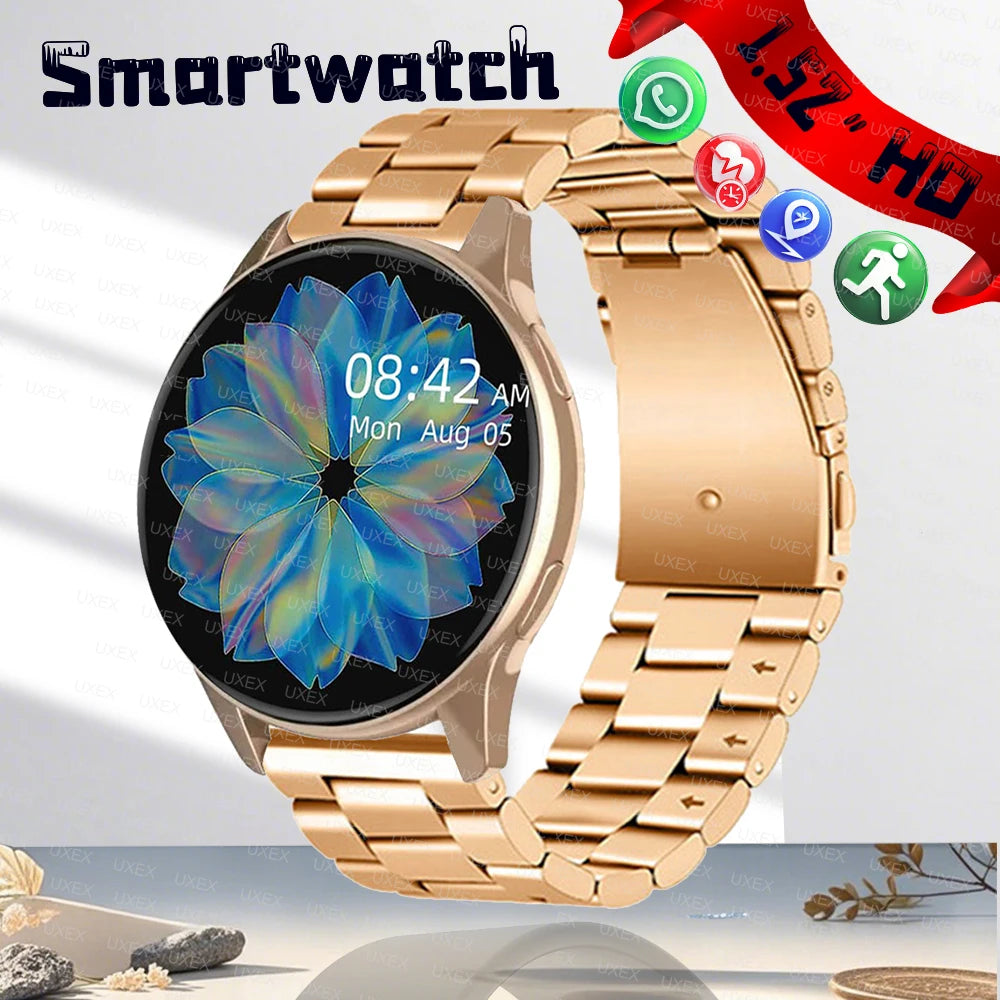 New Smart Watch 1.52’ Full Screen Smartwatch Bluetooth Calls Watches Men And Women Fitness Bracelet Custom Watches Face Box Plus