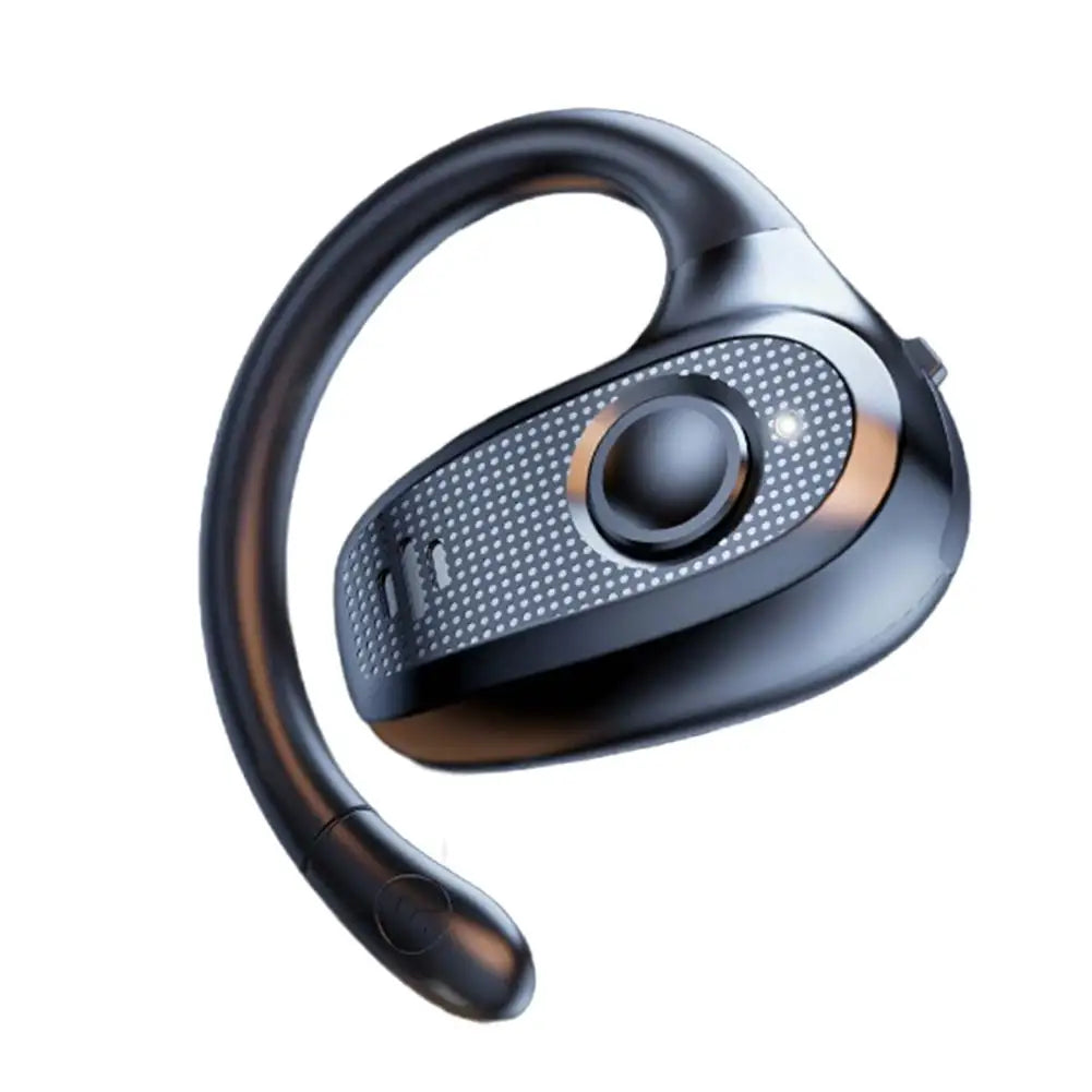 Open Ear Wireless Bluetooth Headset Ear-Hook Single Earbud Non In-Ear Sports Fitness Headphone Long Battery Life Earphone