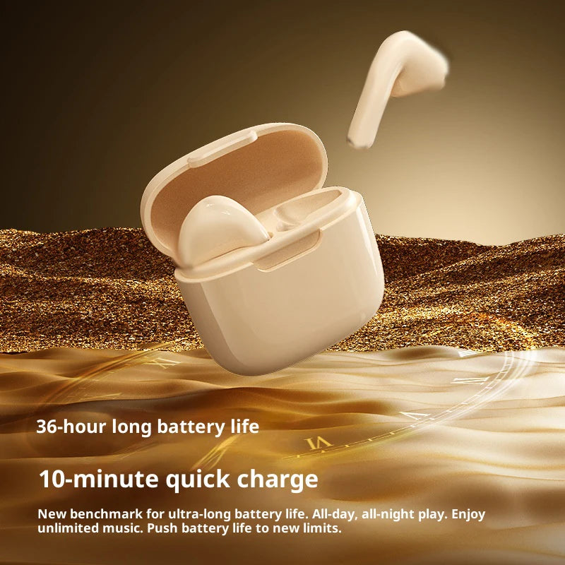Original wireless Bluetooth earbuds with noise cancellation low latency and long battery life Compatible with iPhone and Xiaomi
