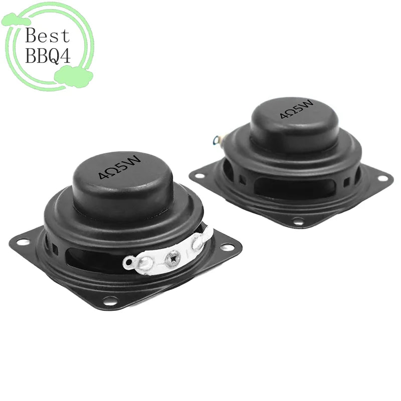 (BBQ4)1PC Full Range Audio Speaker 40MM 4 Ohm 5W HiFi Stereo Loudspeaker Bluetooth Speaker