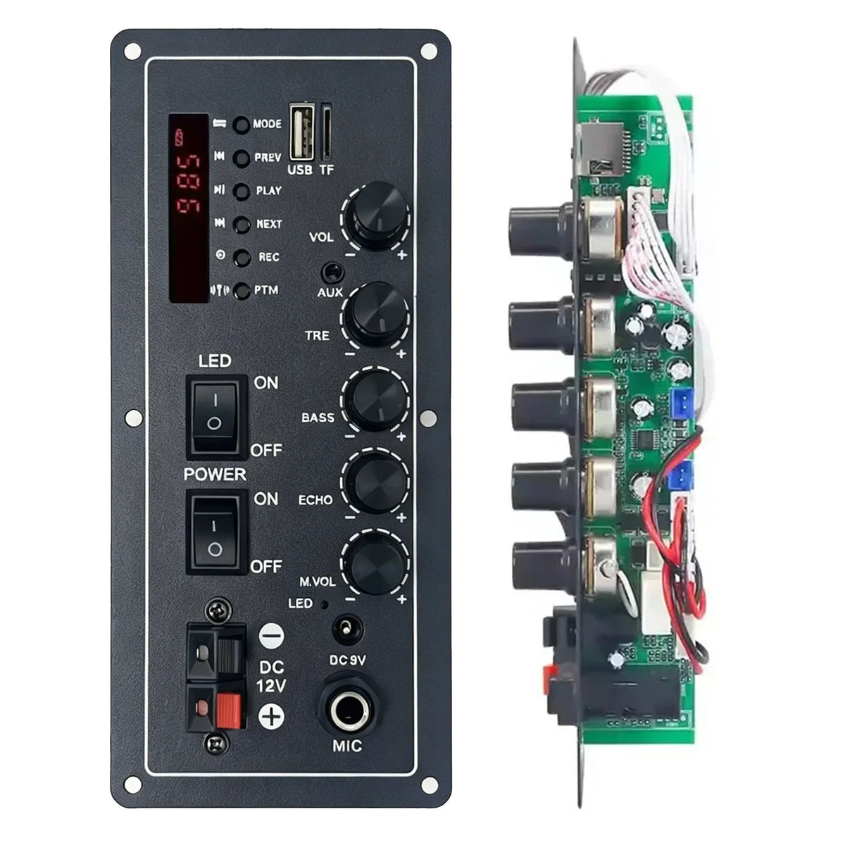 12v Bluetooth Decoder Board With Amplified Speakers