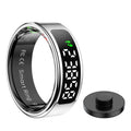 New R11 Smart Ring With Display Wireless Charging Screen Gesture Control Health Monitor 5ATM Waterproof Sport Fitness Smart Ring