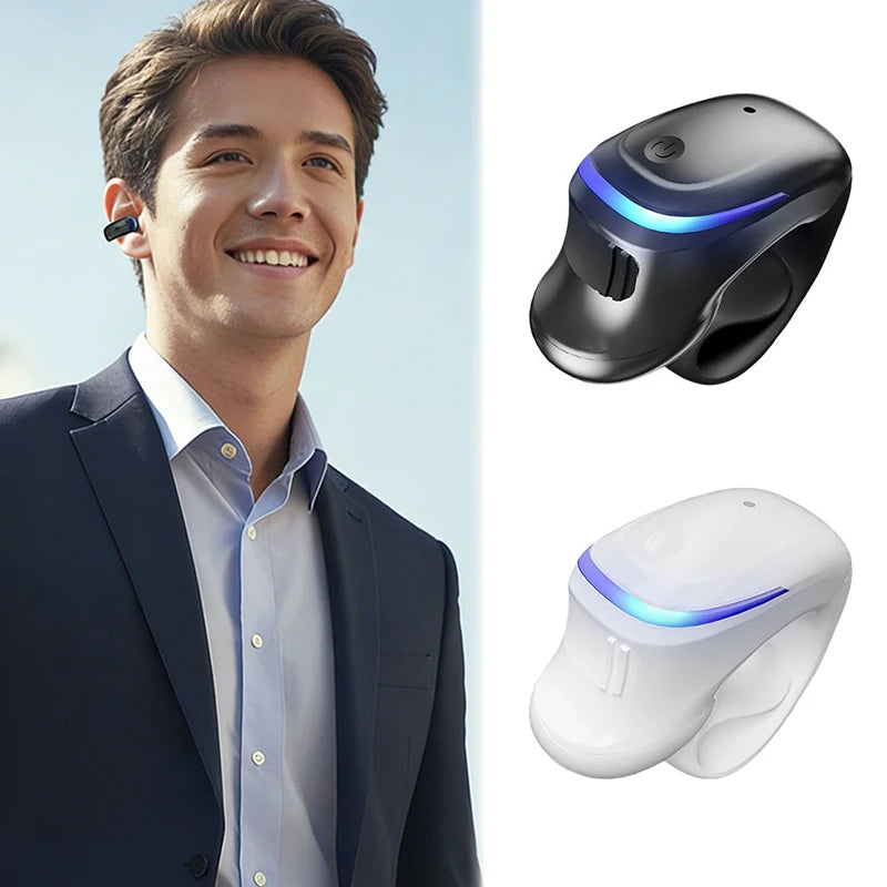 Wireless Bluetooth 5.3 Headset Clip-On Earphones 3D Stereo Sound Music Headphone For iPhone For Huawei For OPPO Wireless Earbuds